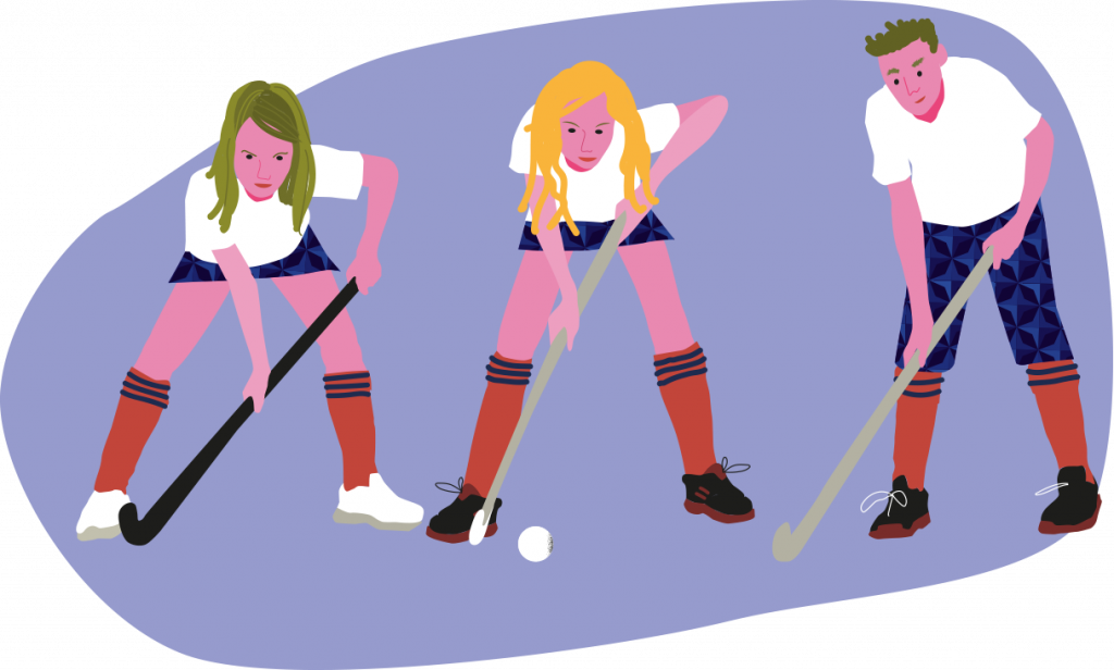 illustratie jeugdzorg Deventer infographic jeugd hockey spelen